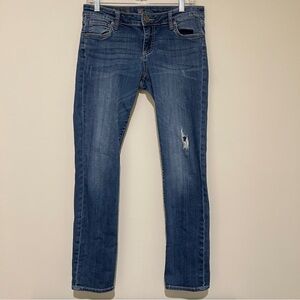 Kut from the Kloth Distressed Blue Boyfriend Jeans